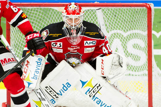 Malmö Redhawks målvakt Pontus Sjögren