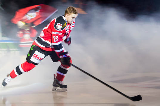 Malmö Redhawks Sebastian Strandberg gör entré