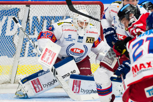 Oskarshamns målvakt Gasper Kroselj