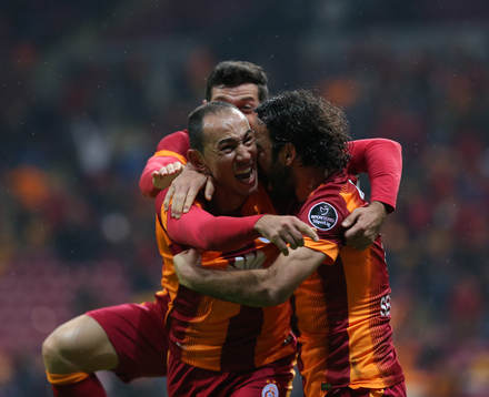 Turkey Super League football match between Galatasaray and