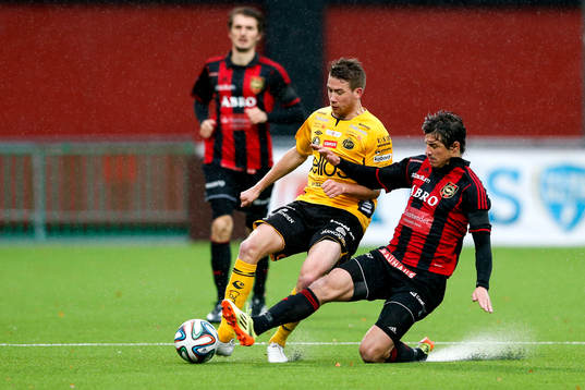 Elfsborgs Marcus Rohdén och Brommapojkarnas Gabriel