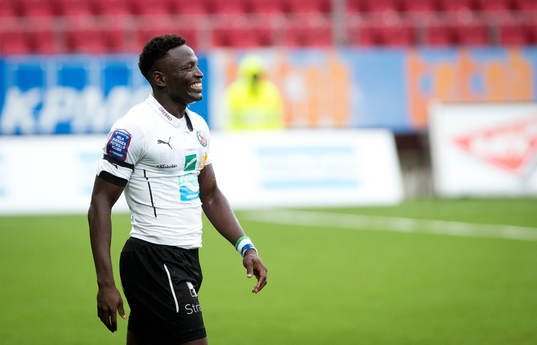Örebros Alhassan Kamara gör 3-0 och jublar