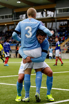 Malmö FFs Anton Tinnerholm jublar
