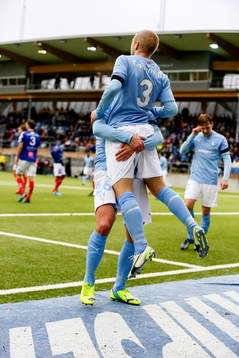 Malmö FFs Anton Tinnerholm jublar