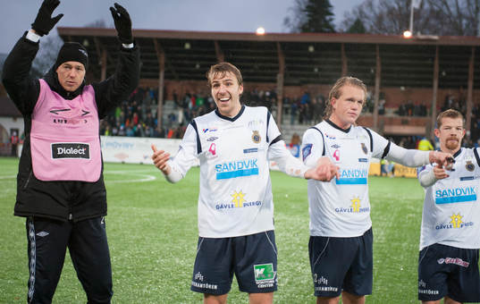 Gefle Johan Oremo jublar