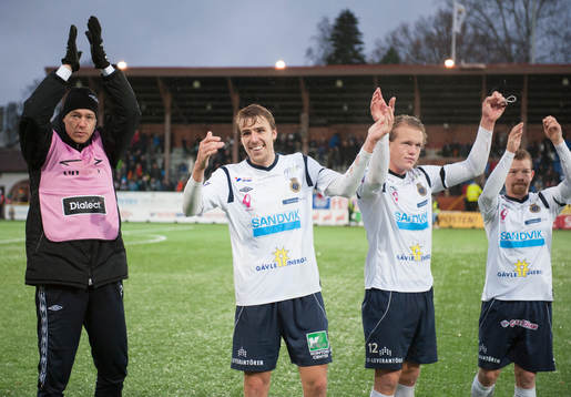 Gefle Johan Oremo jublar
