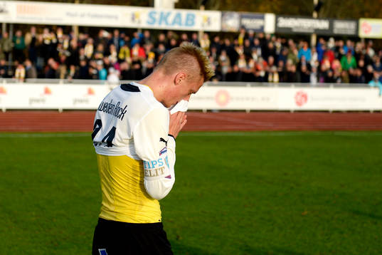 Mjällbys Mattias Håkansson deppar