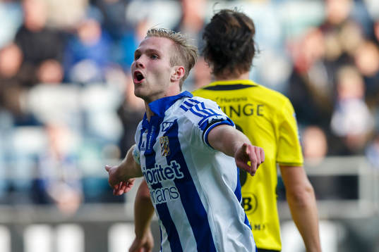 IFK Göteborgs Gustav Engvall jublar