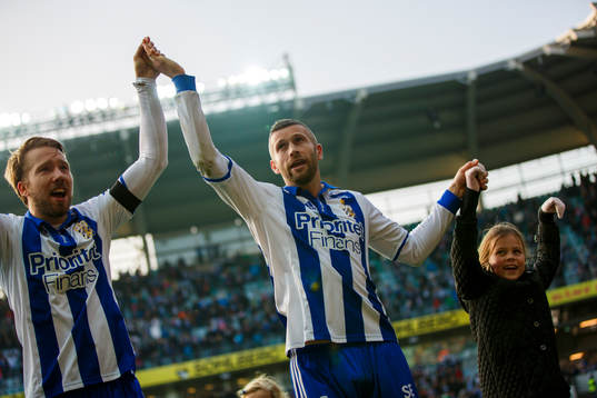 IFK Göteborgs Kjetil Waehler jublar