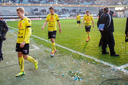 Halmstads spelare deppar