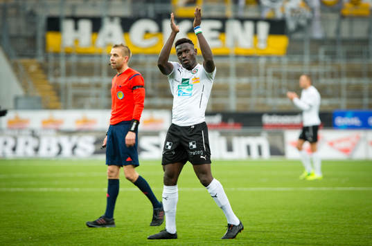 Örebros Alhassan Kamara gjorde hattrick mot Häcken
