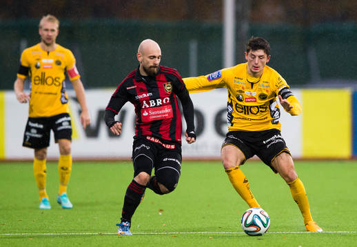Brommapojkarnas Jesper Karlström och Elfsborgs Arber