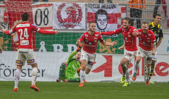 Kalmars Mats Solheim gör 1-1