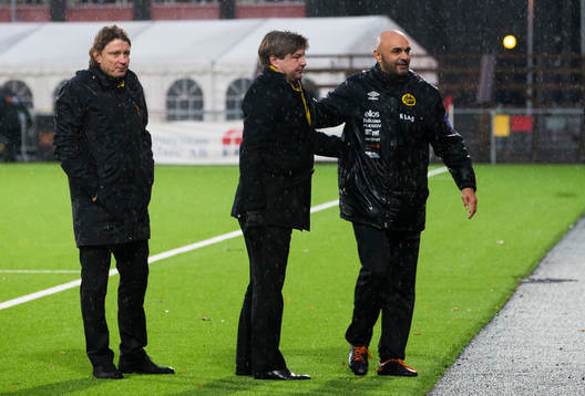 Elfsborgs klubbchef Stefan Andreasson, ordförande Bo