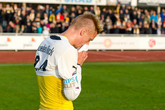 Mjällbys Mattias Håkansson deppar