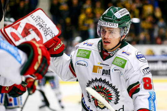 Frölundas Andreas Johnson jublar