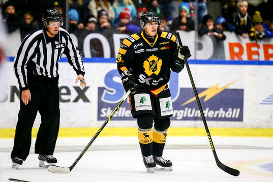 Skellefteås Martin Sevc har tagit  Frölundas Robin