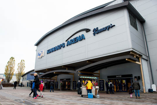 Utanför Kinnarps arena