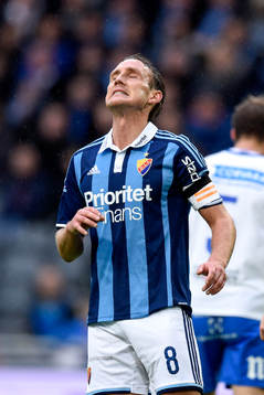Djurgårdens Andreas Johansson deppar