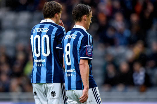 Djurgårdens Emil Bergström och Djurgårdens Andreas