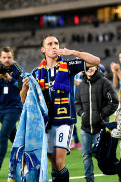 Djurgårdens Andreas Johansson tackar för sig