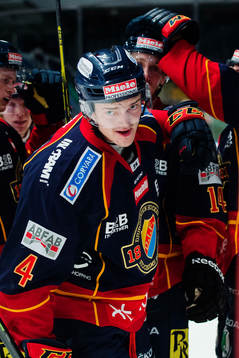 Djurgårdens Marcus Högström jublar