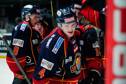 Djurgårdens Marcus Högström jublar