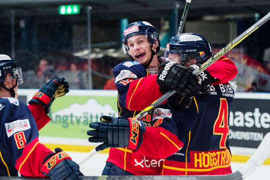 Djurgårdens Alexander Fällström och Marcus Högström