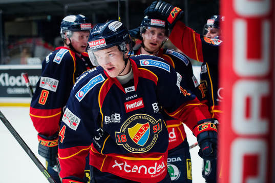 Djurgårdens Marcus Högström jublar