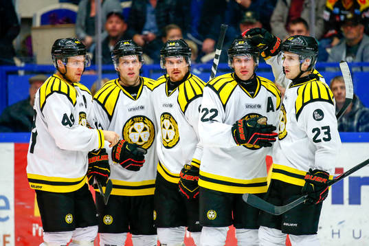 Brynäs Jörgen Sundqvist jublar