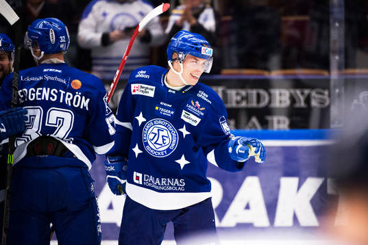 Leksands Tomi Sallinen jublar