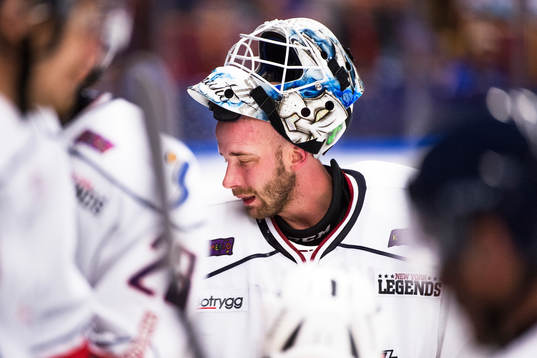 Linköpings målvakt David Rautio deppar