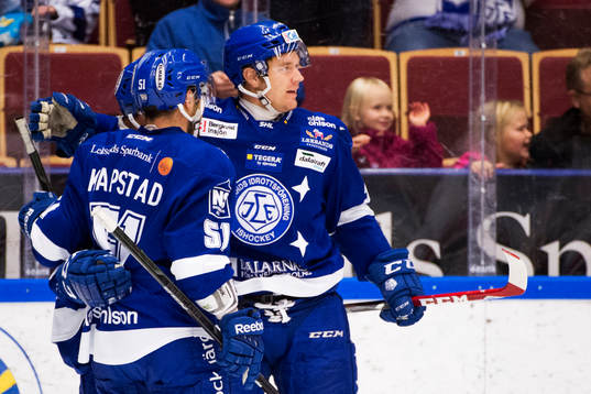 Leksands Kevin Kapstad och Jens Bergenström jublade