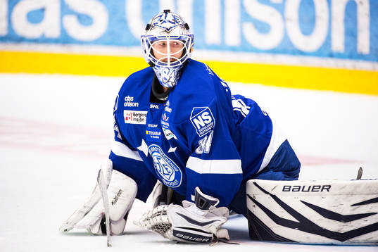 Leksands målvakt Joakim Lundström