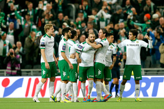 Hammarbys Kennedy Bakircioglu  jublar