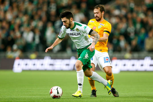 Hammarbys Nahir Besara och Jönköpings Fredric Fendrich