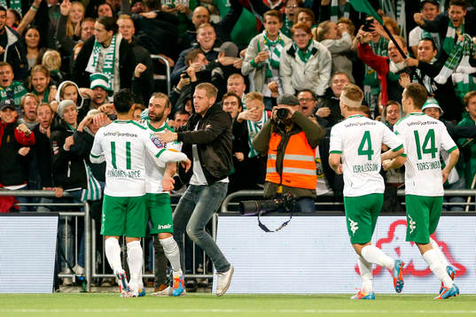 Hammarbys Kennedy Bakircioglu  jublar