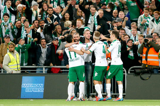 Hammarbys Kennedy Bakircioglu  jublar