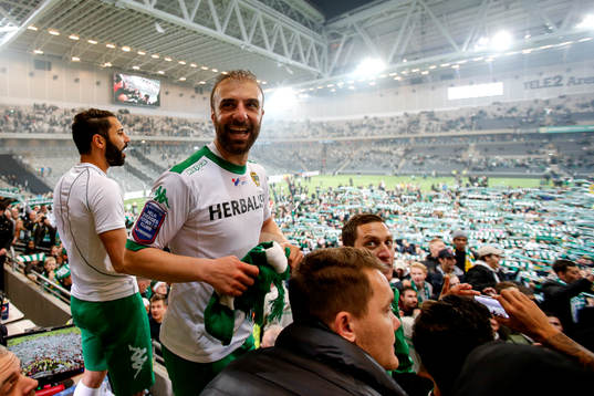 Hammarbys Kennedy Bakircioglu jublar