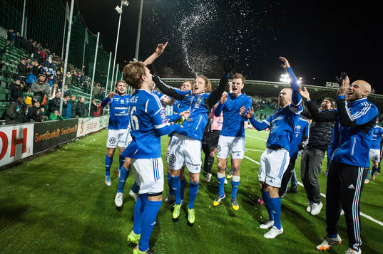 Sundsvalls firar steget upp till allsvenskan