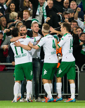 Hammarbys Kennedy Bakircioglu jublar