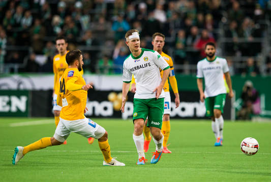 Jönköpings Robert Gojani och Hammarbys Erik Israelsson