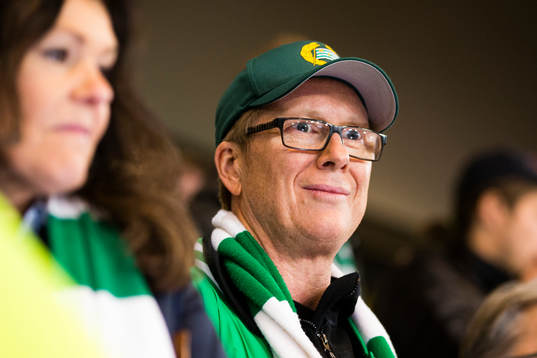 Tommy Boustedt på läktaren