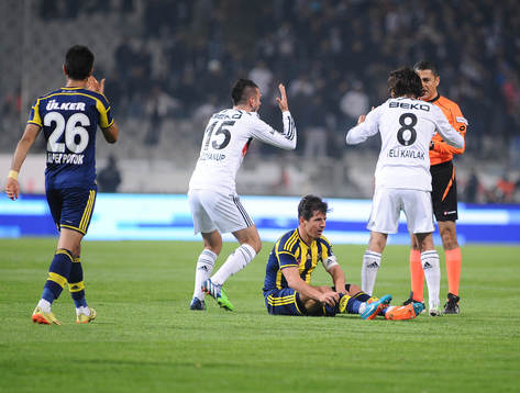 Turkey super league derby match between Besiktas and