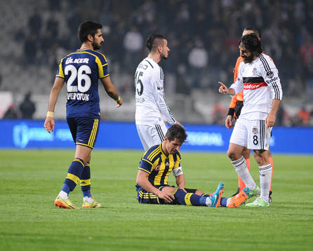 Turkey super league derby match between Besiktas and
