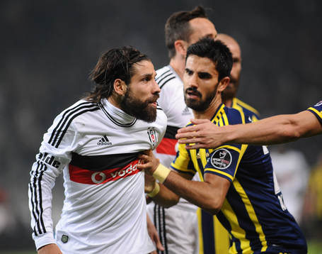 Turkey super league derby match between Besiktas and
