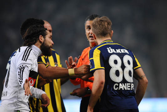 Turkey super league derby match between Besiktas and