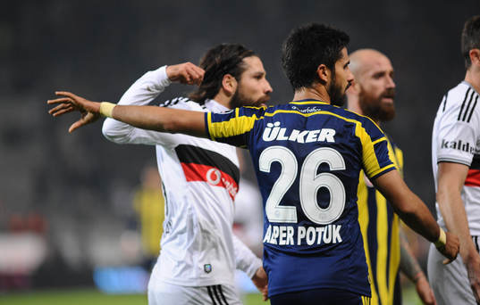 Turkey super league derby match between Besiktas and