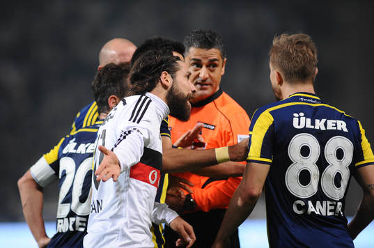 Turkey super league derby match between Besiktas and