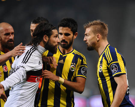 Turkey super league derby match between Besiktas and